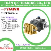 Đầu Bơm Cao Áp Hawk NHDP15200R 200 Bar 15 Lít