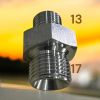 Đầu Nối Thẳng Inox 304 Ren 13-17mm - anh 1