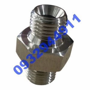 Đầu Nối Inox 2 Ren Ngoài 17-17 Côn lõm