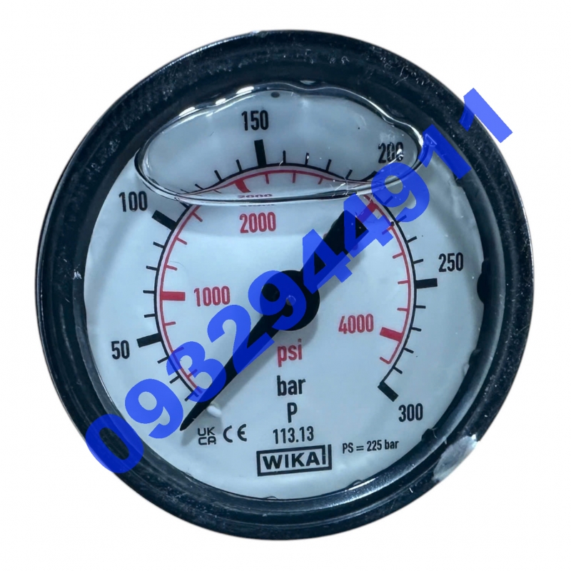 Đồng Hồ Áp Lực 300 Bar 40mm 1/8''10mm